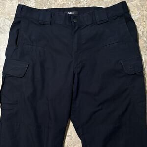5.11 Tactical Stryke Pants Mens 38x30 Blue Ripstop Cargo Work Stretch